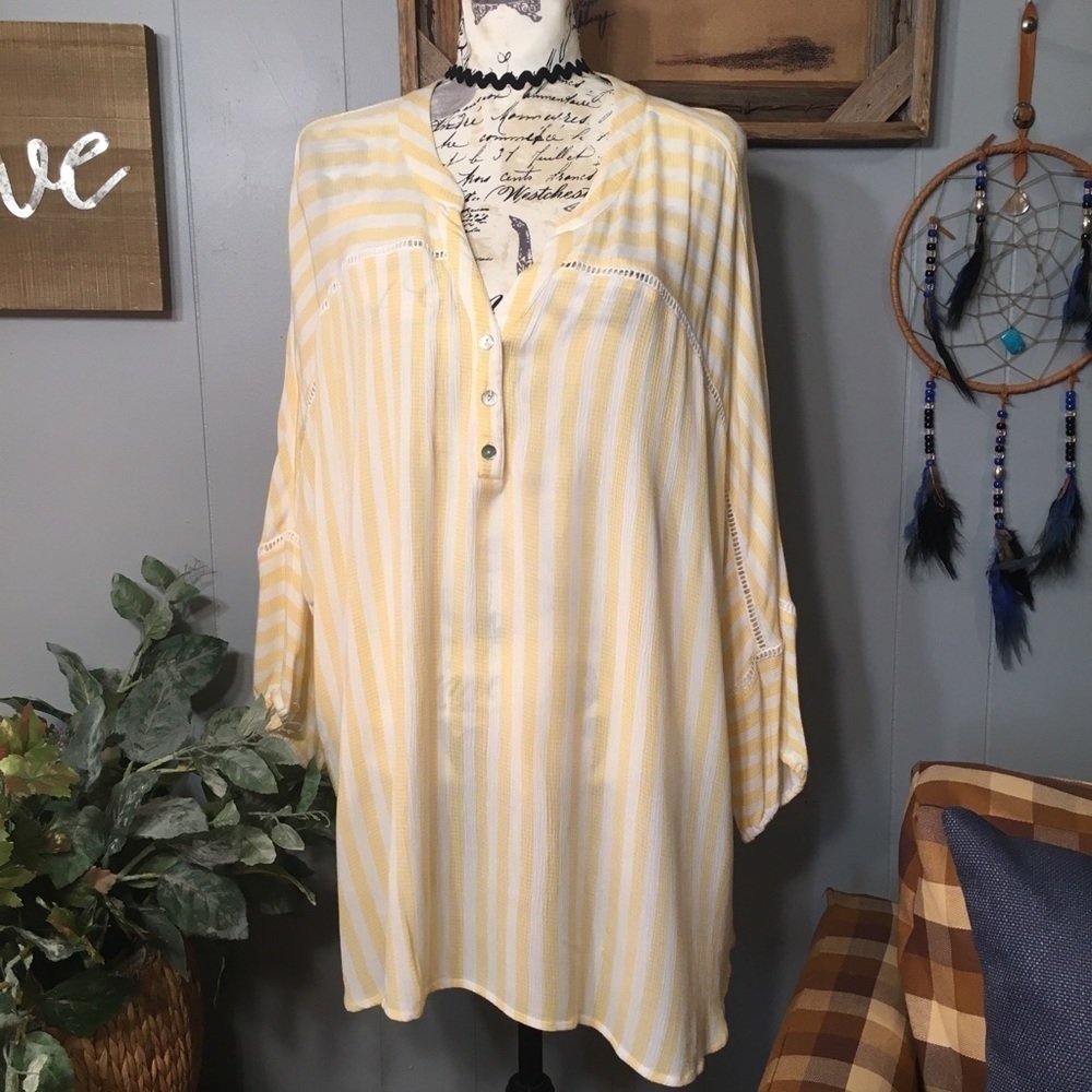 Adrienne Vinattadini stripped oversized blouse